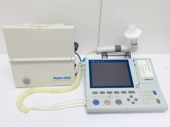 呼吸機能検査装置（スパイロメトリー）